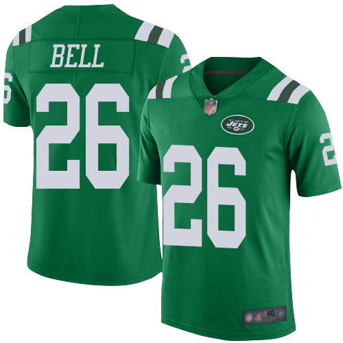 New York Jets Limited Green Men LeVeon Bell Jersey NFL Football #26 Rush Vapor Untouchable->new york jets->NFL Jersey